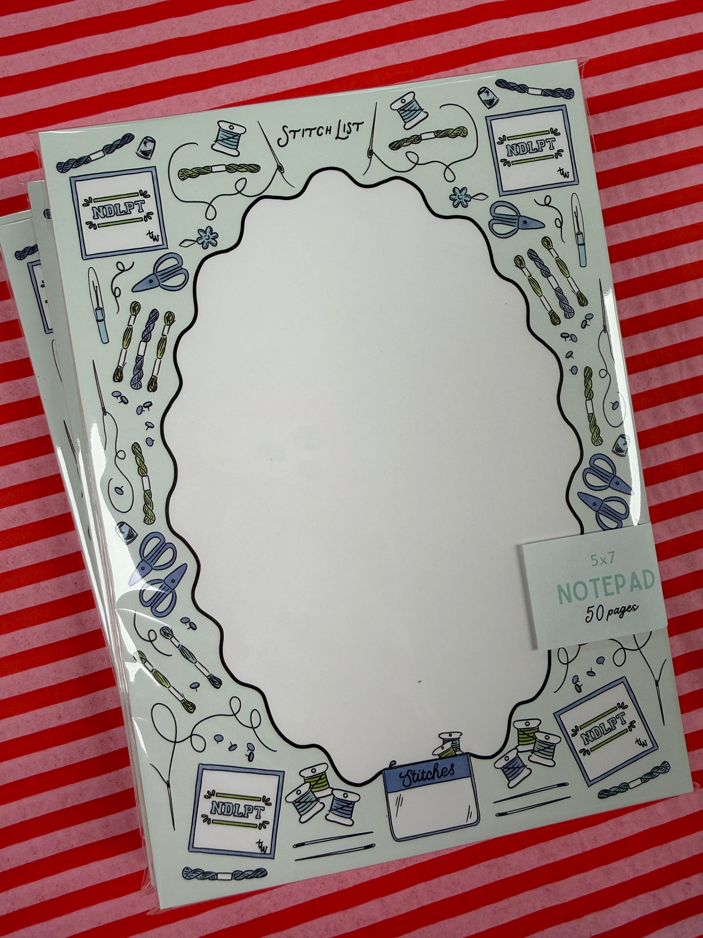 Needlepoint - Stitch List - Notepad