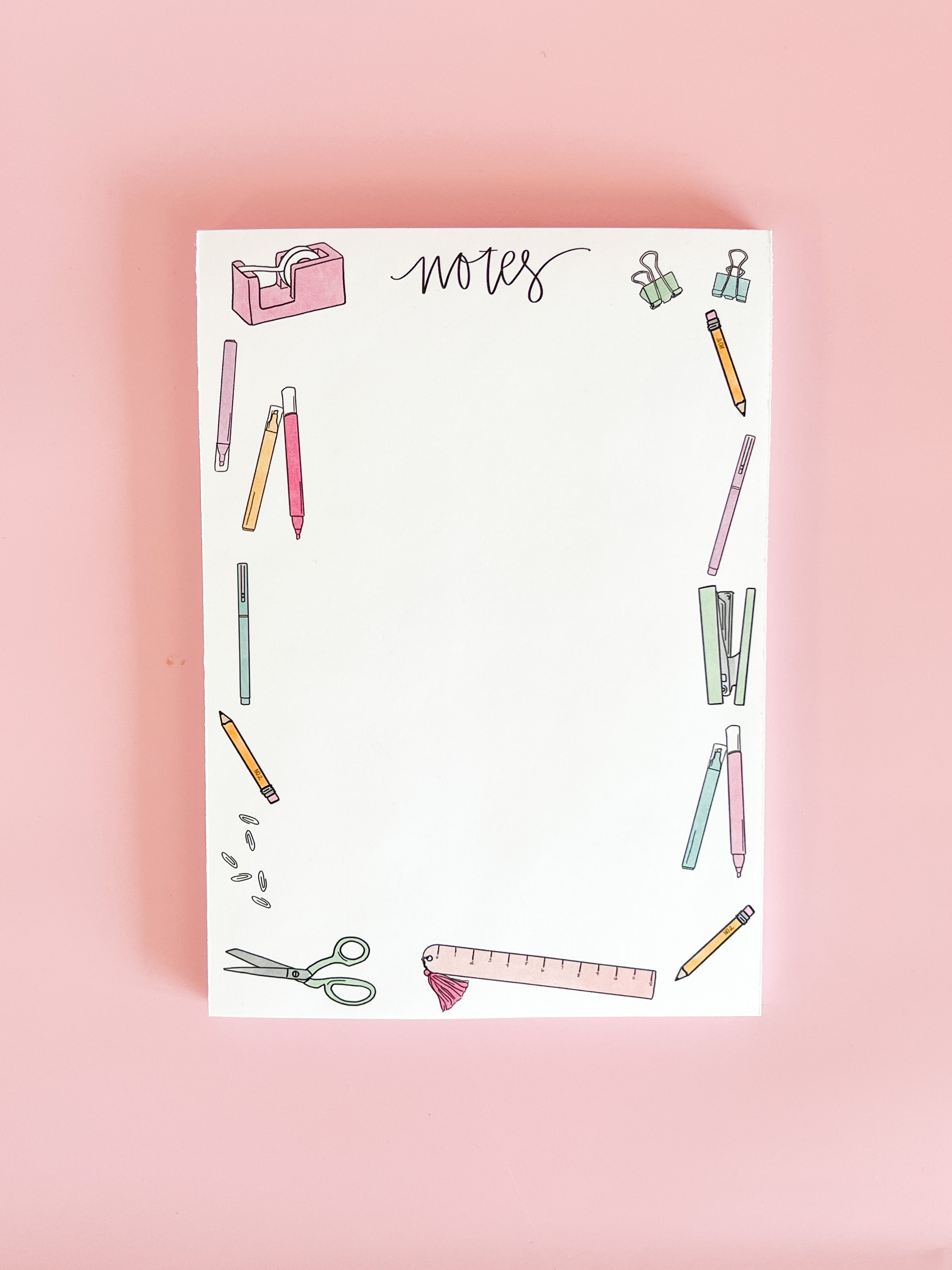School Notetab School supplies notepad – thirteenwinks