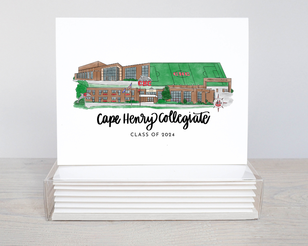 Cape Henry Collegiate 8x10 Art Print - Virginia Beach High Schools