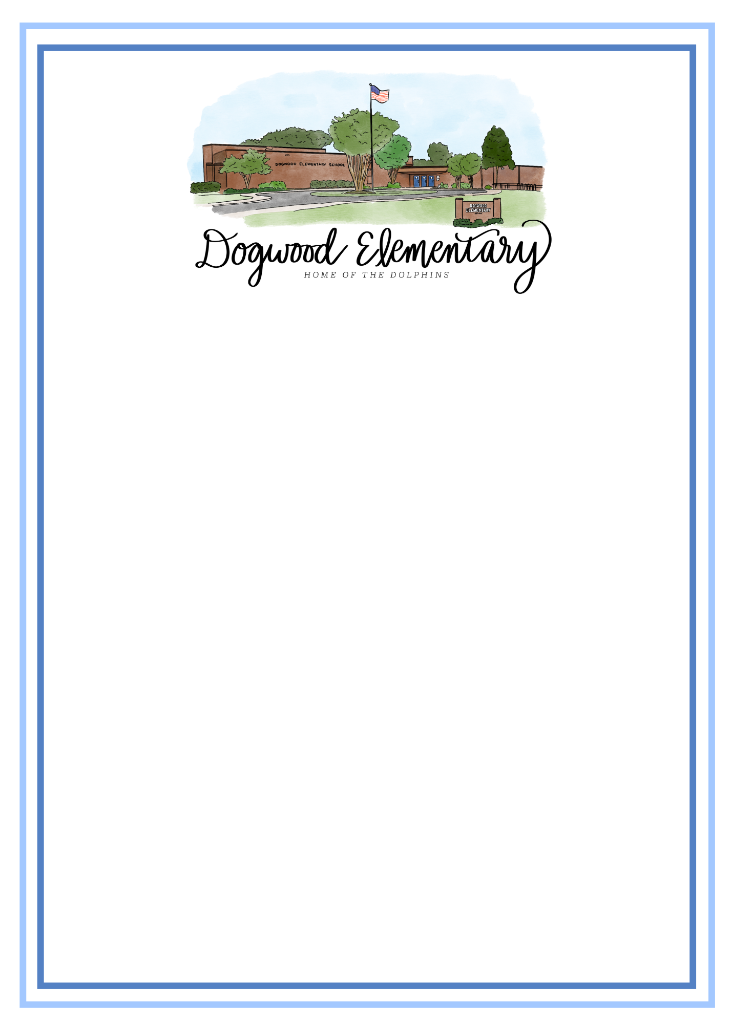 Dogwood Elementary School Notepad