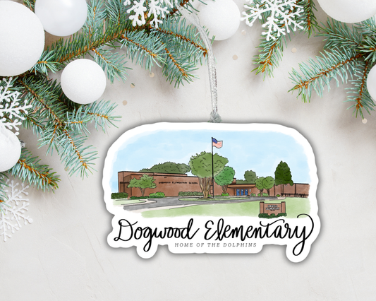 Dogwood Elementary School Ornament