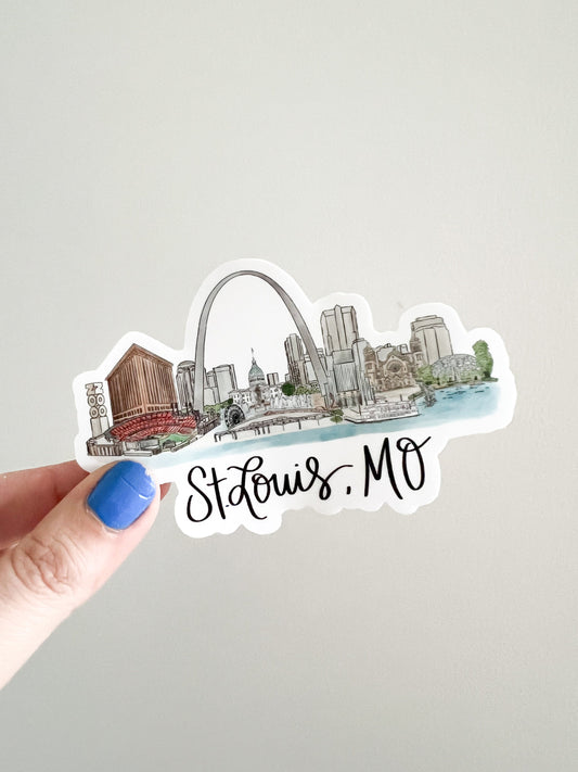 St. Louis, Missouri Skyline/landmark sticker