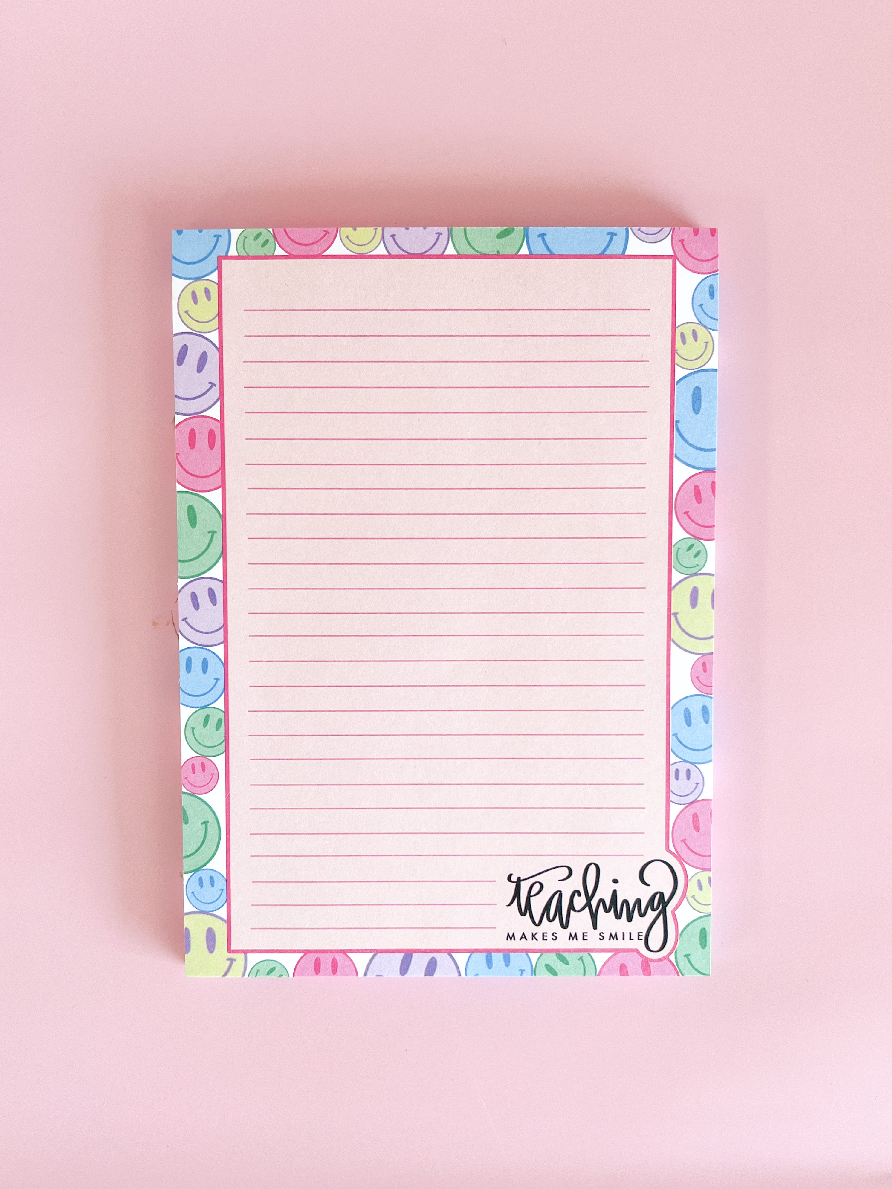 Teaching makes me smile notepad – thirteenwinks