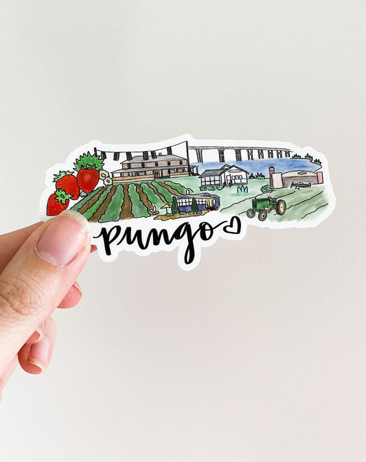 Pungo Virginia Skyline sticker