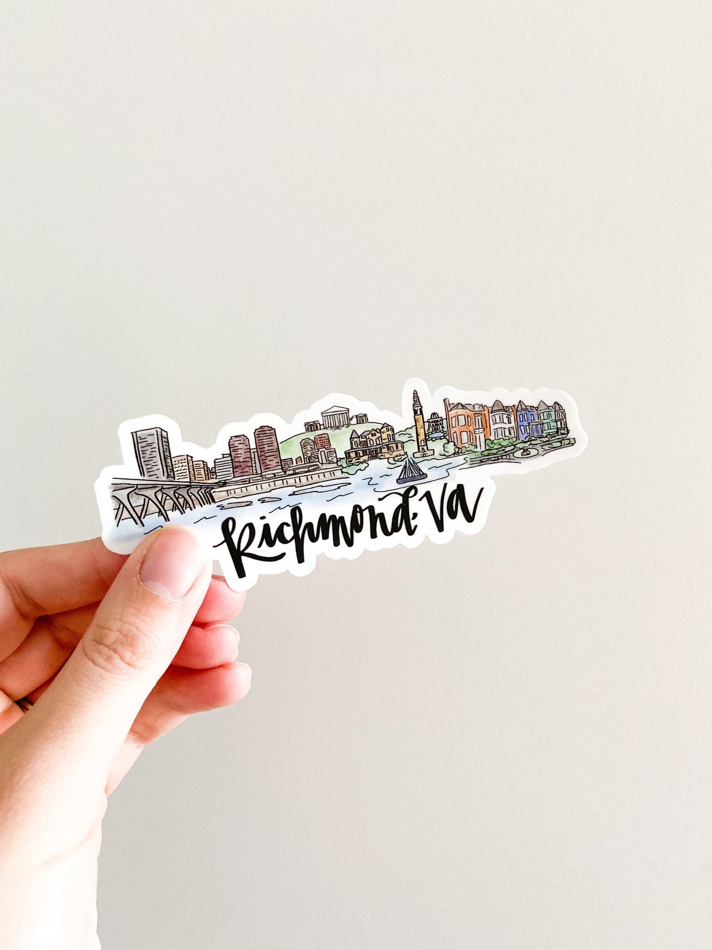 Richmond Virginia Skyline sticker