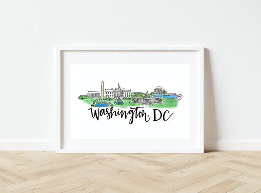 Washington DC Skyline Print