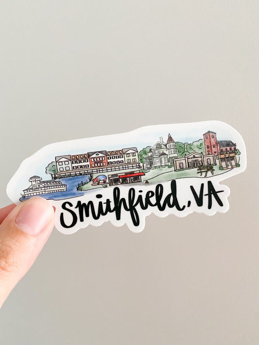 Smithfield Virginia Skyline sticker