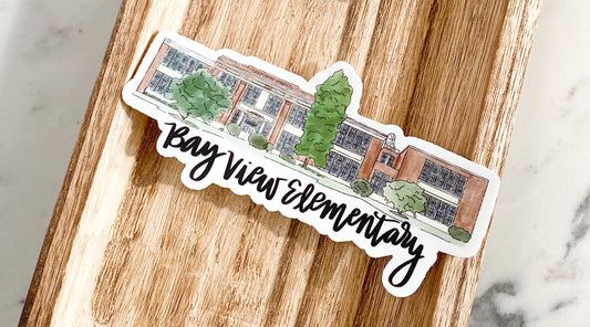 Bayview elementary(Norfolk) Virginia School sticker