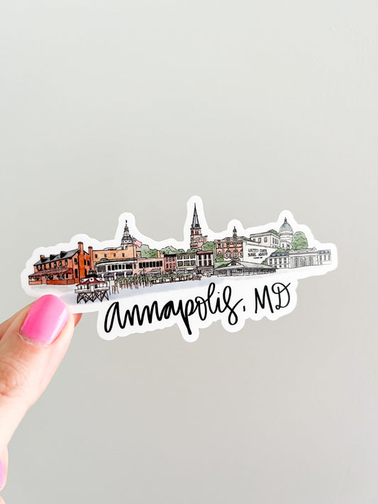 Annapolis, Maryland Skyline/landmark sticker