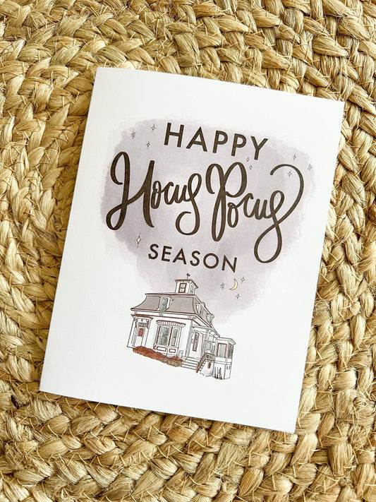 Happy Hocus Pocus Season - Fall Collection Greeting card