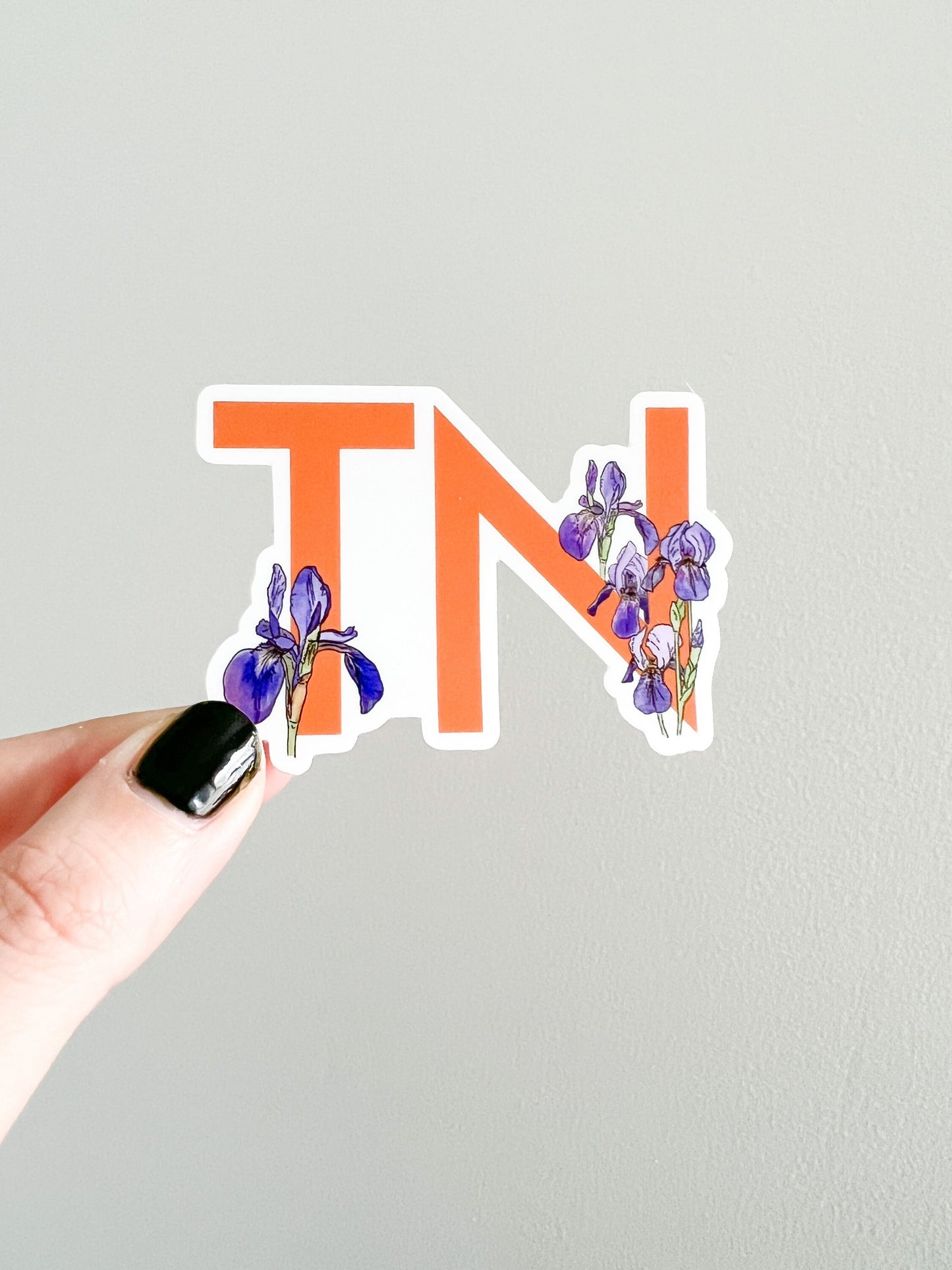 TN - Tennessee state flower sticker - Iris