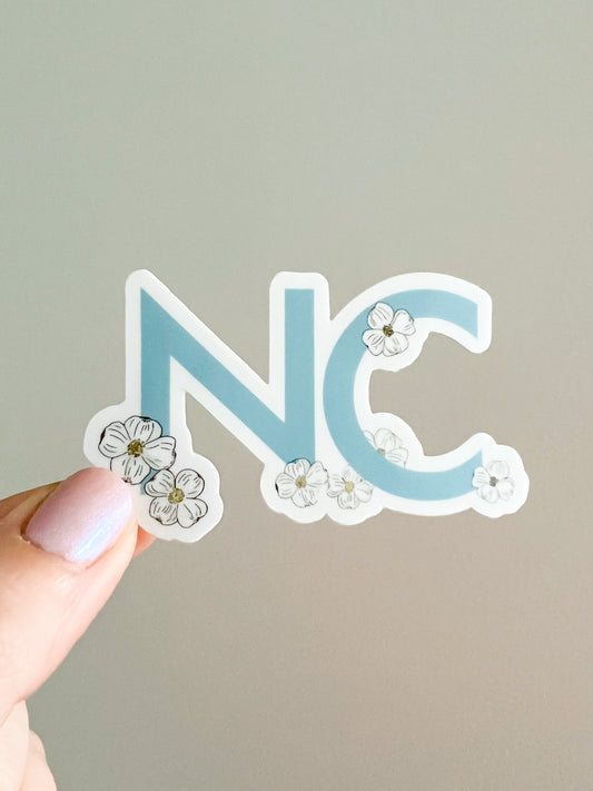 NC - North Carolina State Flower sticker - Dogwood