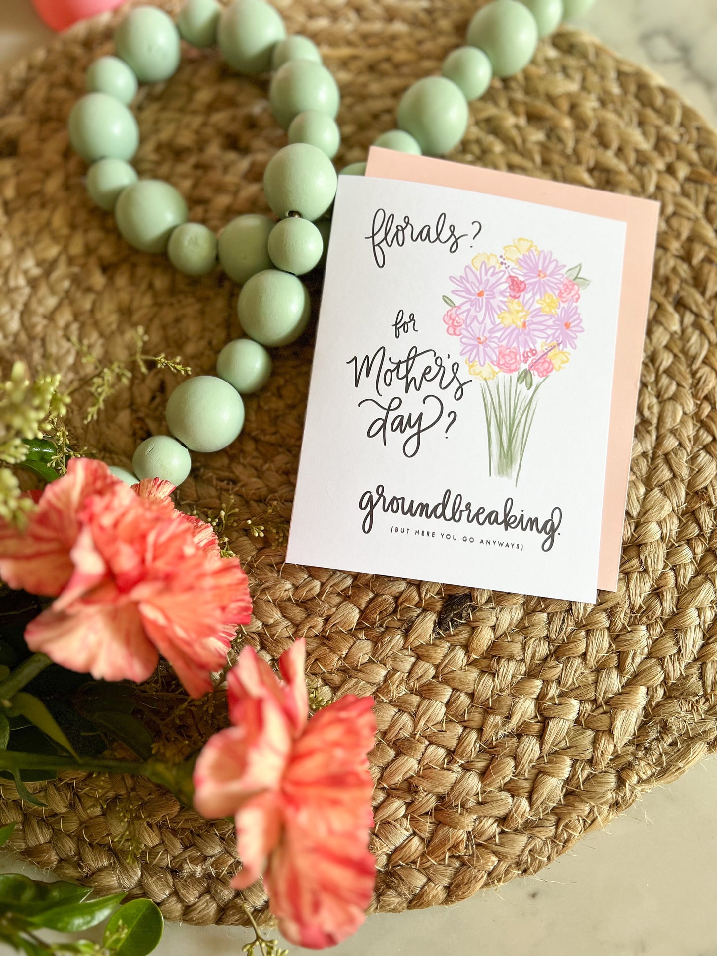 Funny Floral Mother's Day Card - Devil Wears Prada - Miranda Presley