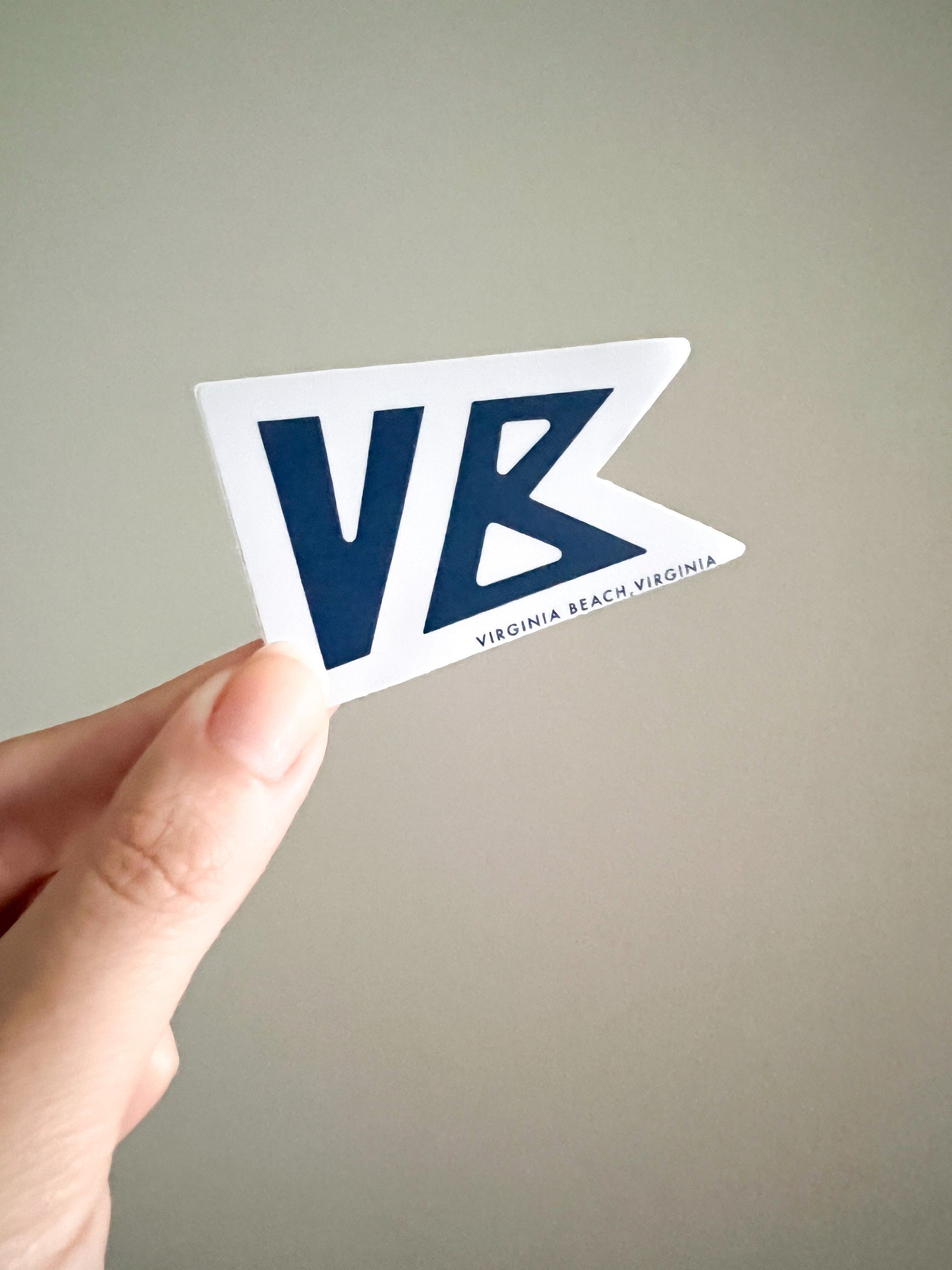 Virginia Beach Burgee style Sticker