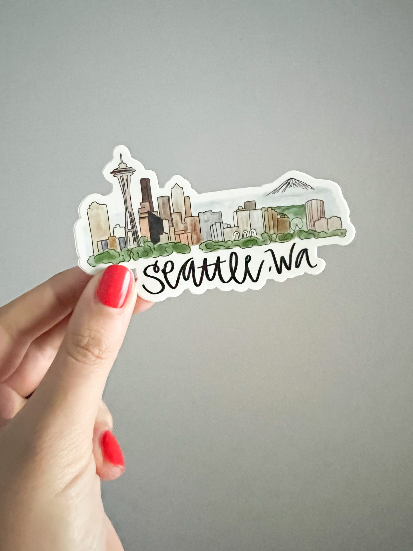 Seattle, WA Skyline sticker