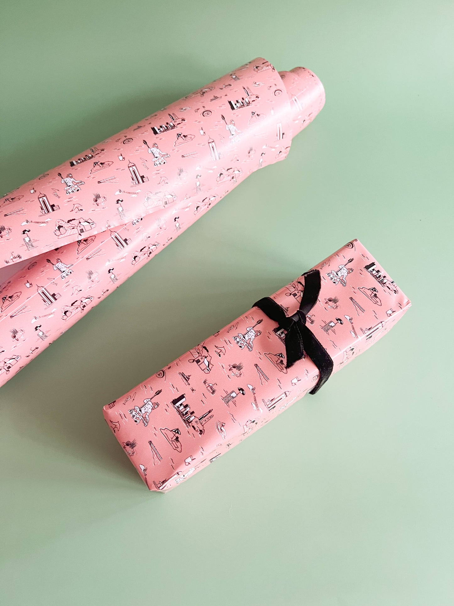 VB Toile Wrapping paper