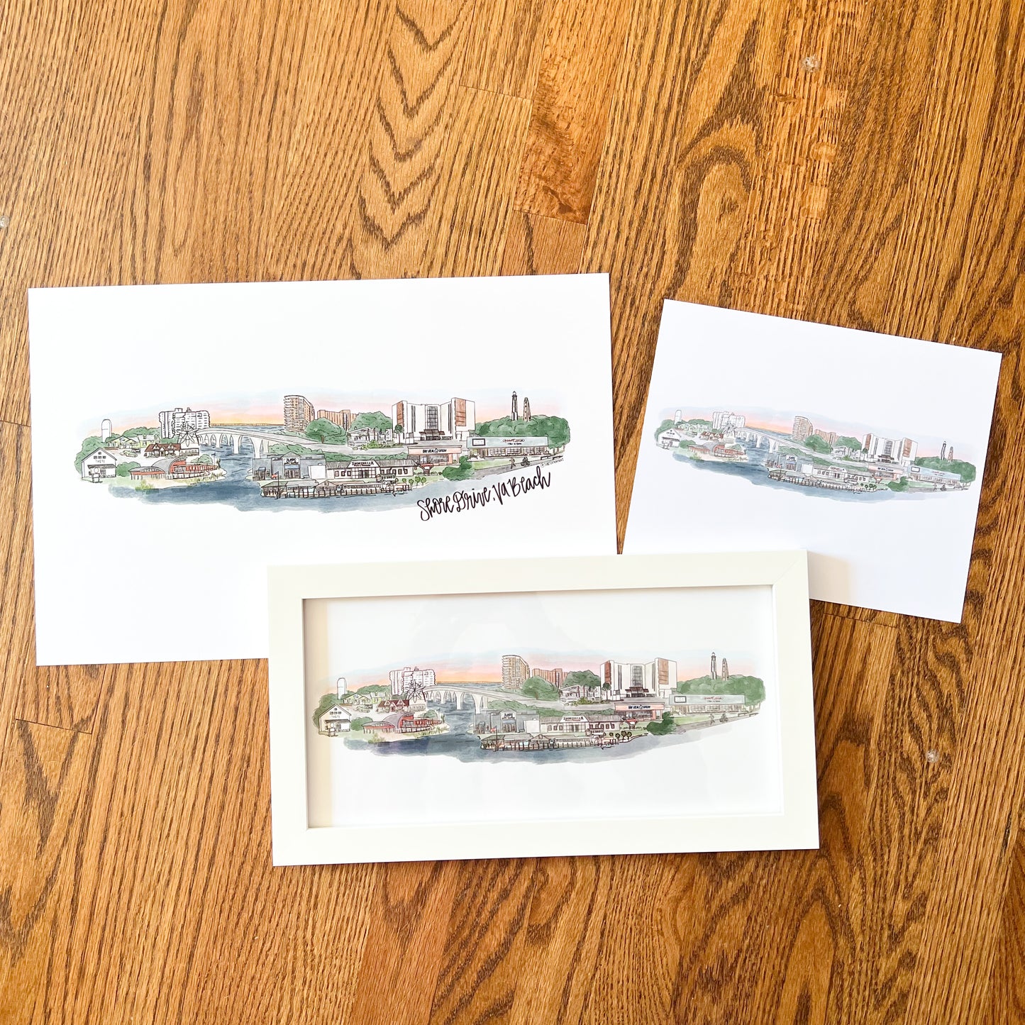 Shore Drive Skyline Print