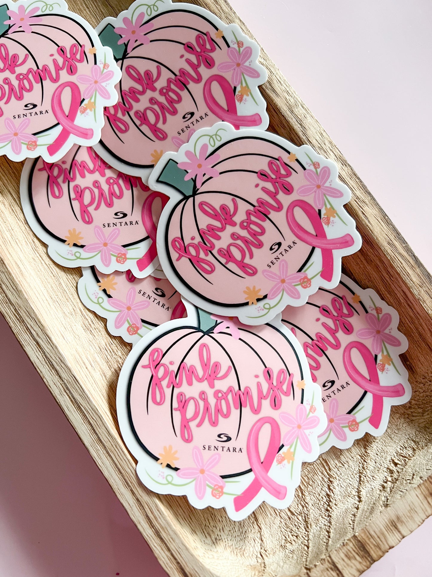 Pink Promise Pumpkin Sticker
