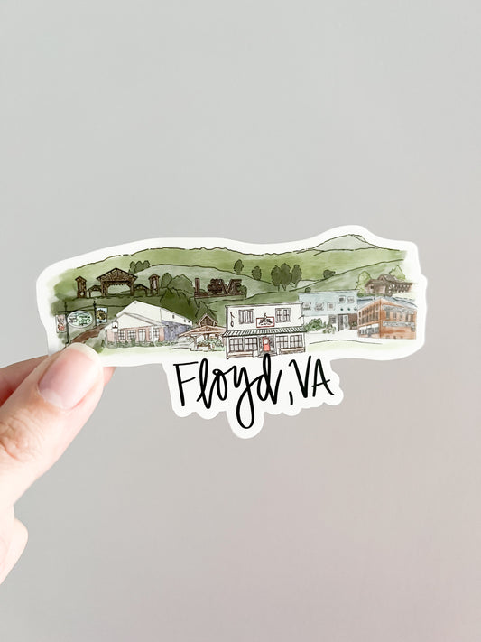 Floyd ,VA Skyline sticker